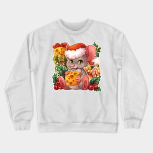 New Year's mouse Crewneck Sweatshirt